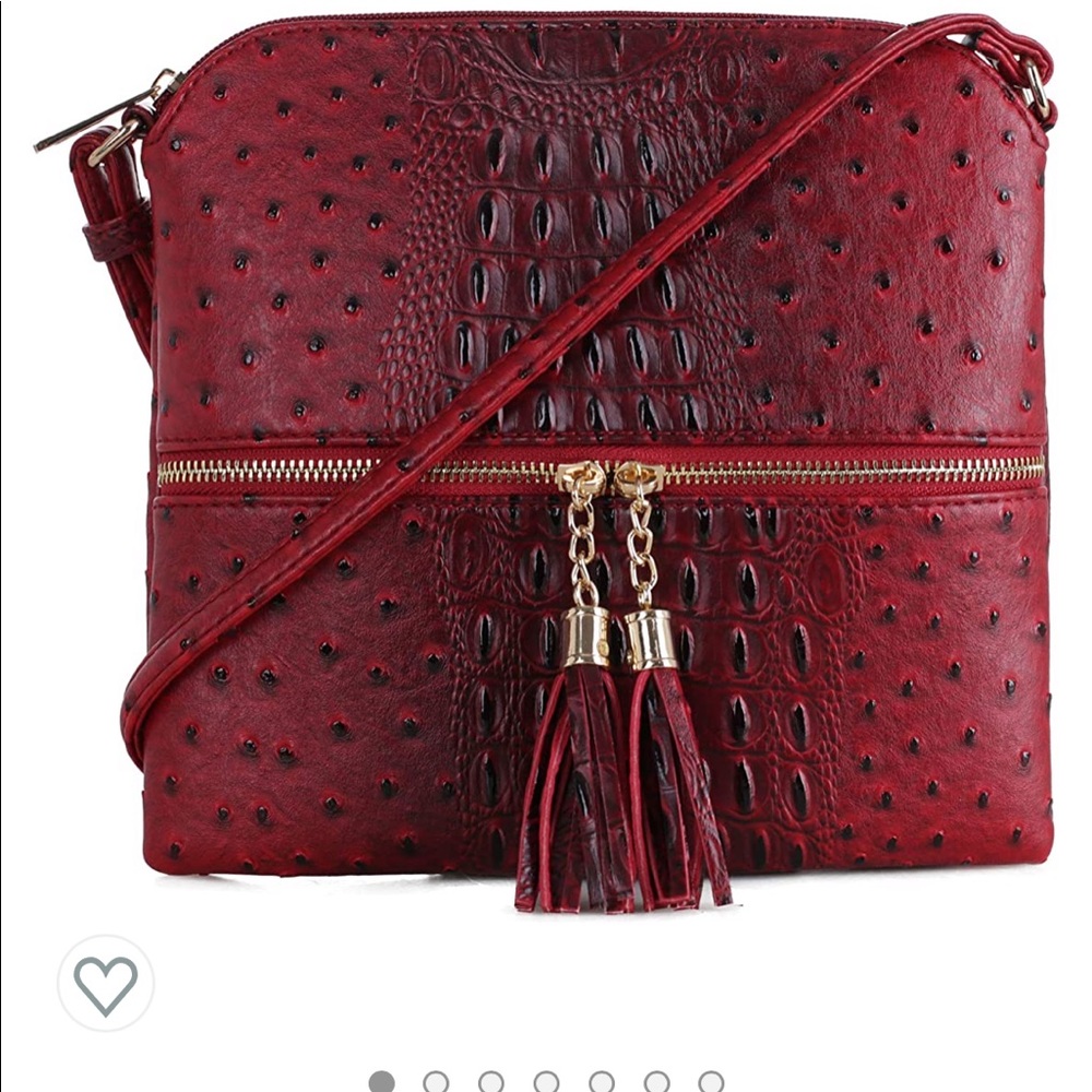 Purse shoulder strap brand new Red medium size